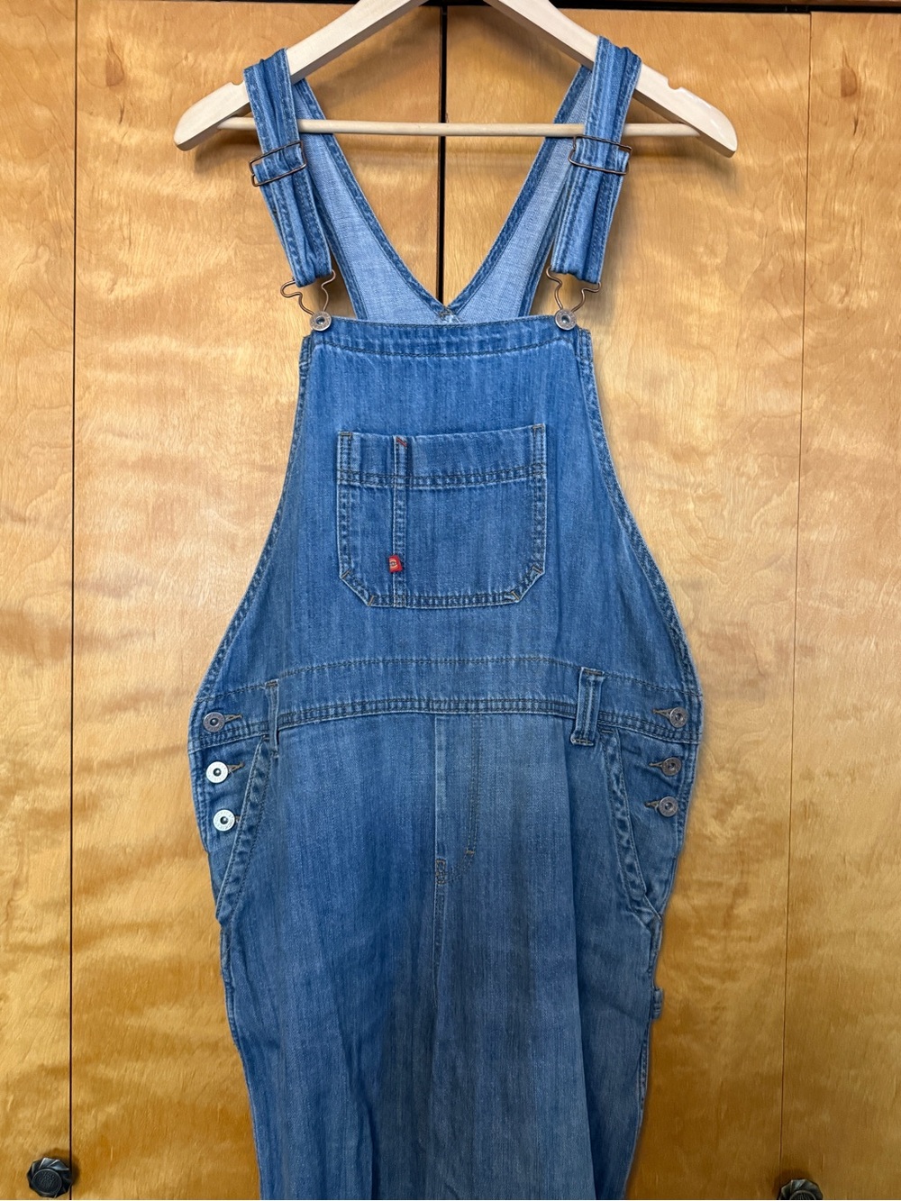Denim Overalls Medium Wash women size large